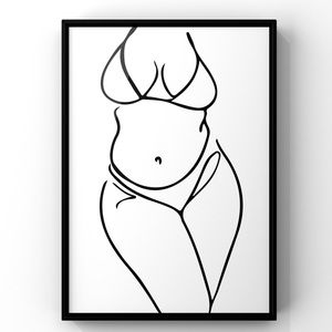✨NEW✨Original 8x10 Body Positive Illustration Art Print Un…